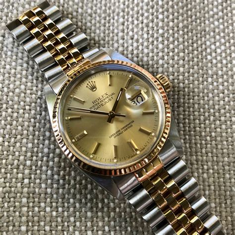 two tone vintage rolex
